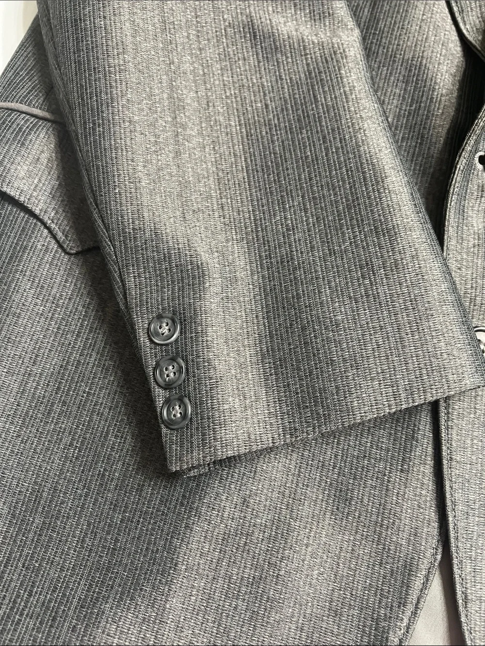 Men's Silver-Grey Cowboy inspired Western Sport Coat Blazer